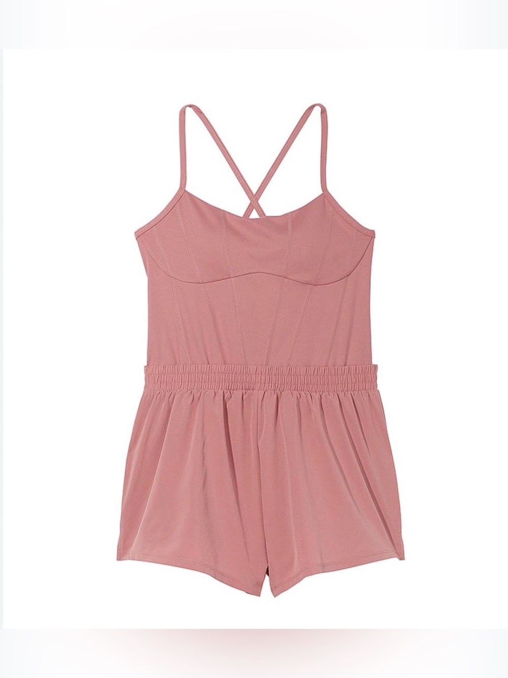 NWT VICTORIAS SECRET Windsor Rose Pink Ultimate Runsie Playsuit